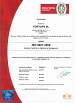 Certificado de calidad ISO FORTAPS